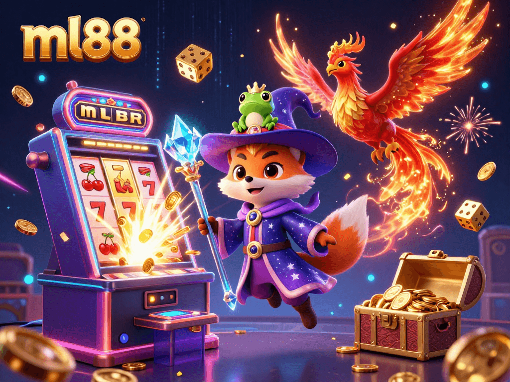 Experience excitement and jackpots at ml88 with vibrant casino games and magical characters.