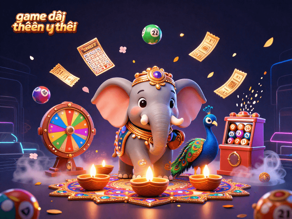Experience thrilling gameplay with game đổi thưởng uy tín featuring vibrant illustrations and lottery excitement.