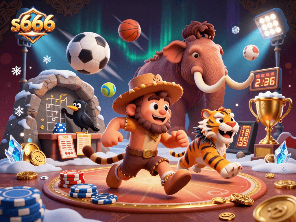 Experience thrilling gameplay at s666 with prehistoric casino characters and dynamic sports elements.