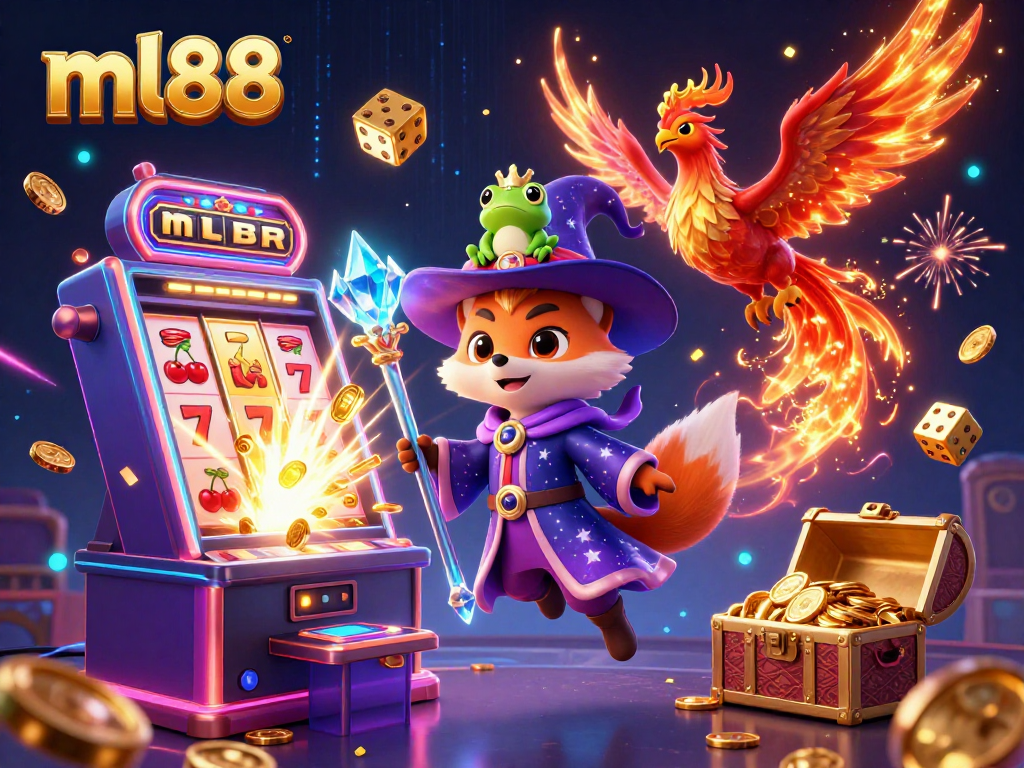 Experience excitement and jackpots at ml88 with vibrant casino games and magical characters.