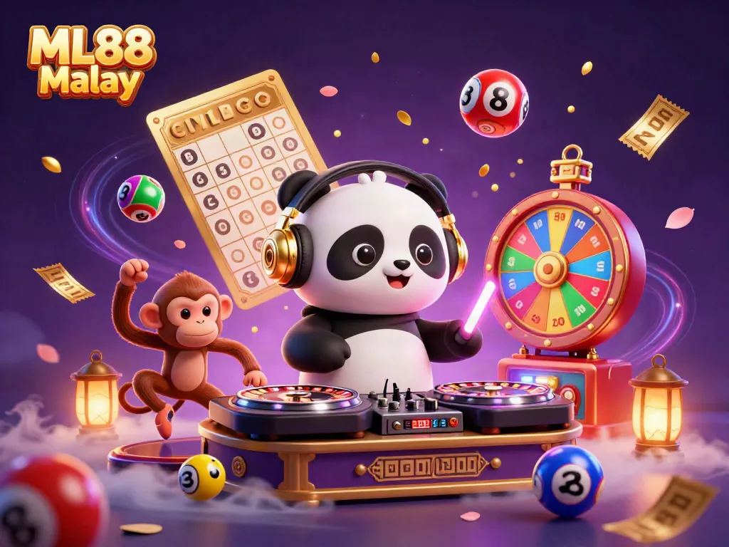 Experience thrilling gameplay at ML88 Malay with colorful elements and vibrant characters.