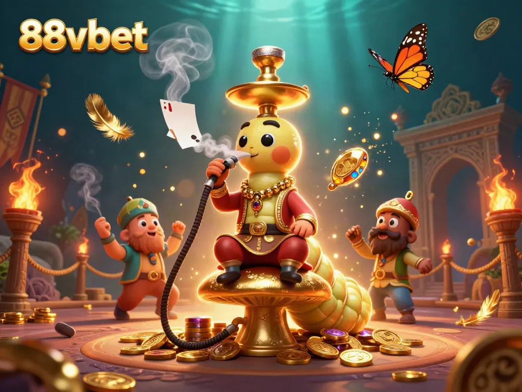 Experience the vibrant world of 88vbet with a 3D illustration showcasing exciting poker elements and a colorful setting.