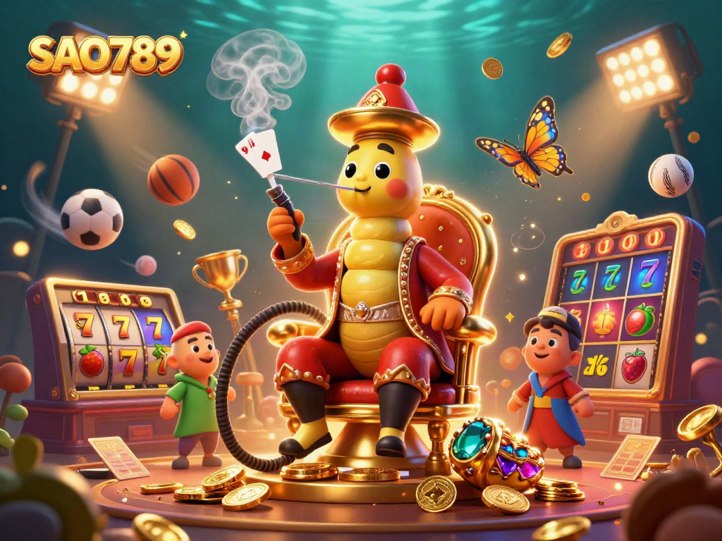 Spin the reels and win with SAO789’s vibrant casino atmosphere featuring slots and dynamic sports elements.