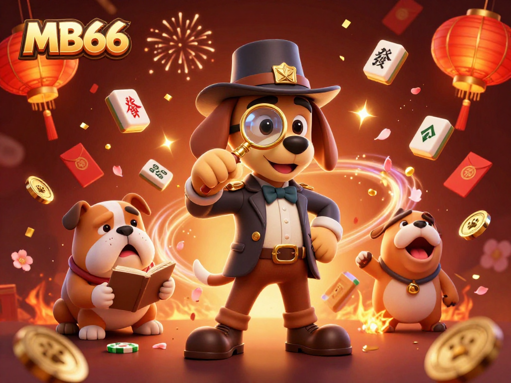 Engage with MB66's thrilling gameplay, uncovering clues to treasures in a vibrant casino scene.