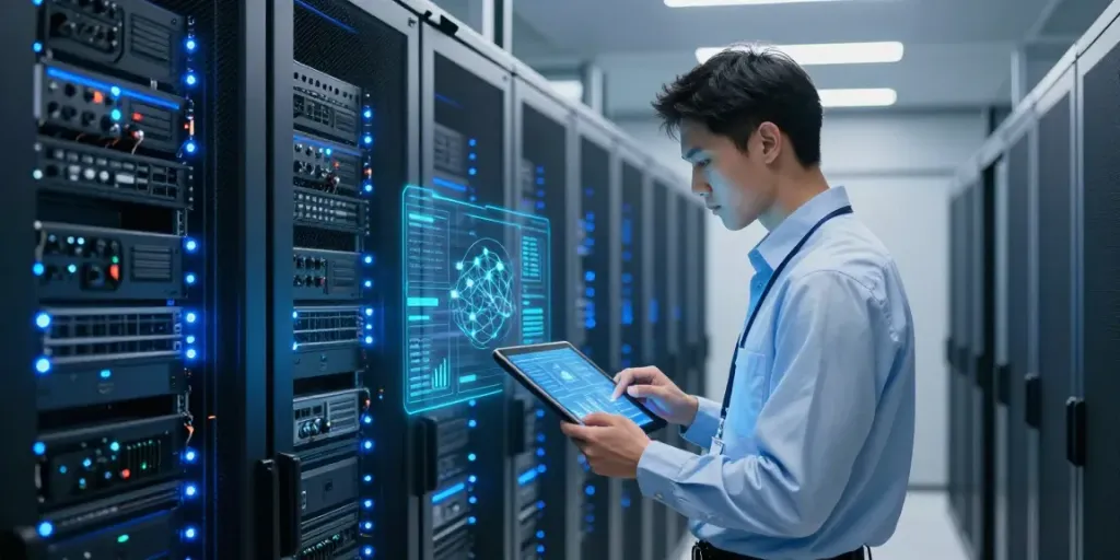 vulnerability assessment in cloud computing environment with engineers analyzing cyber metrics