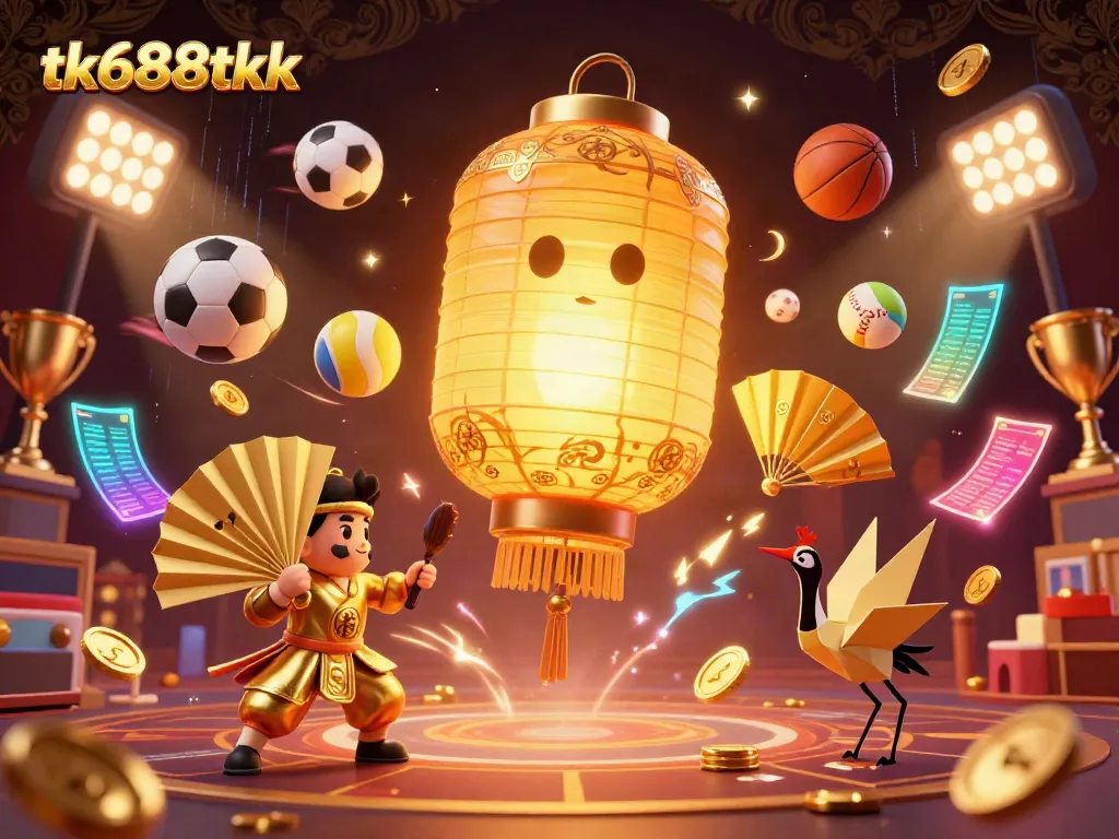 Experience the thrilling world of tk688tkk with dynamic sports betting action and vibrant 3D casino elements.