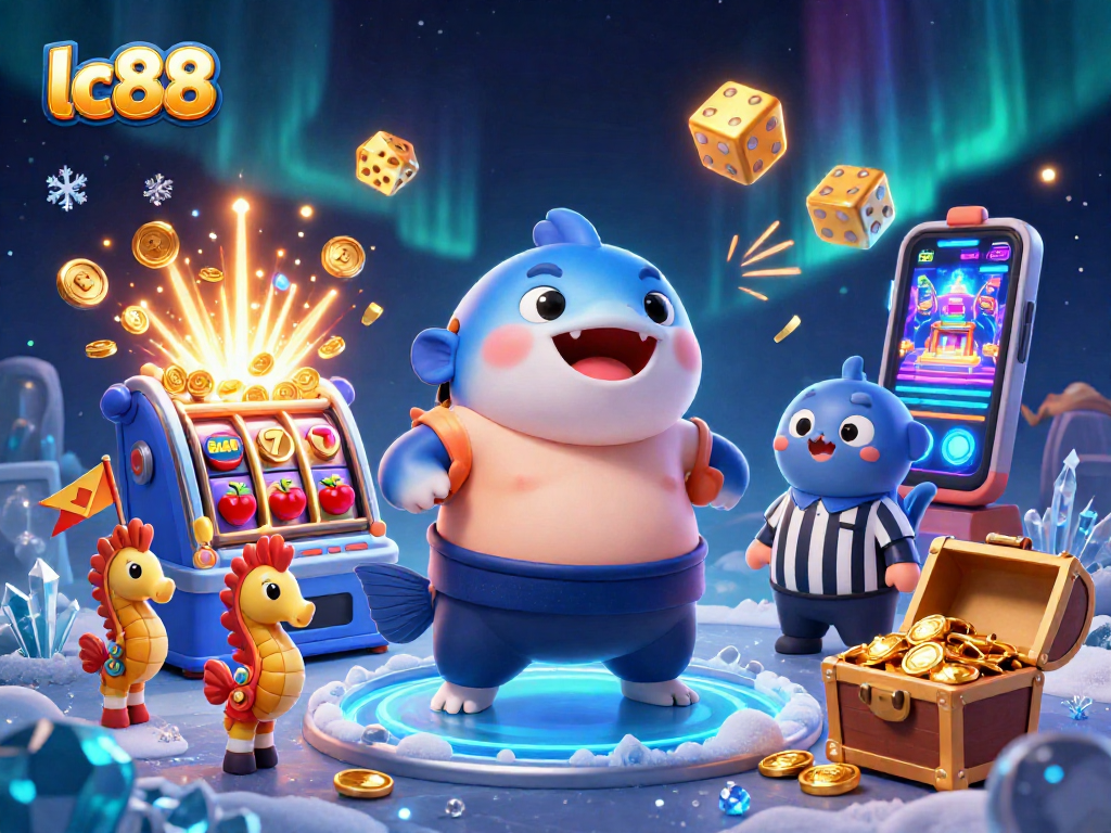 Experience lc88's thrilling casino action with exciting 3D characters and vibrant gaming elements.