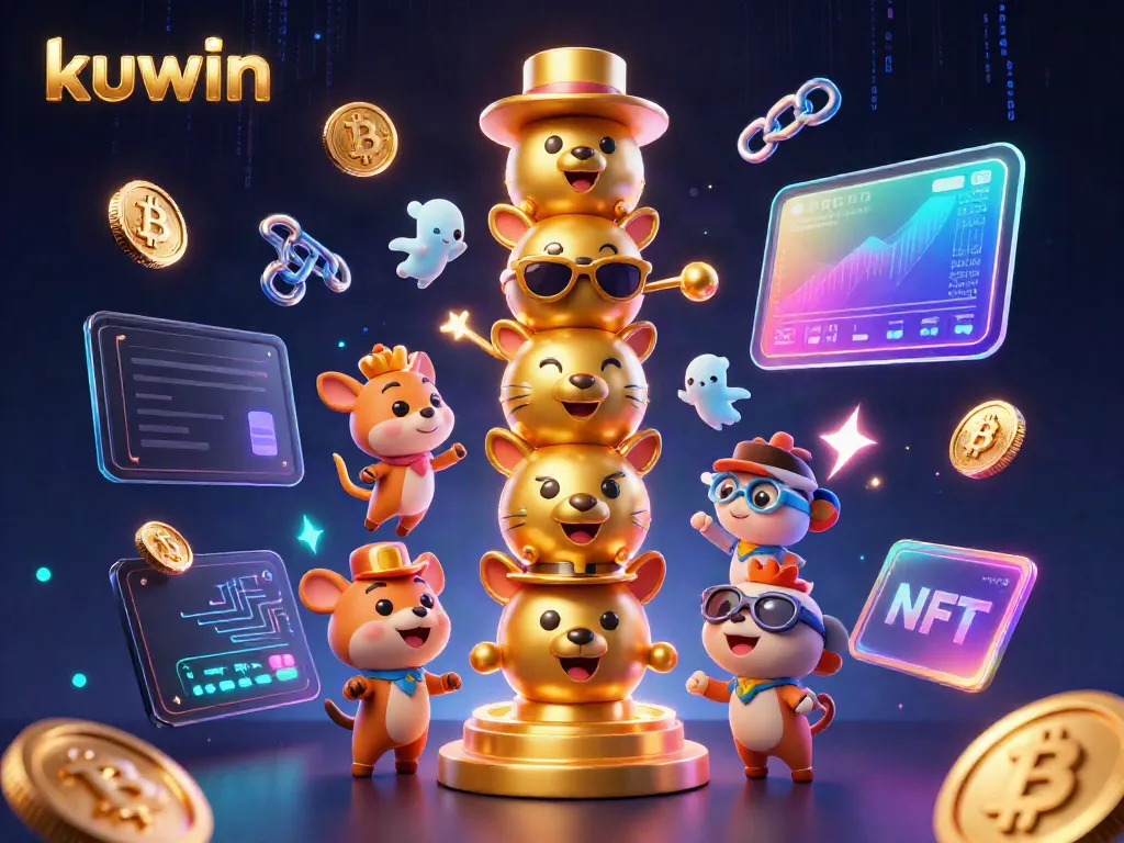 Spin the reels on kuwin's vibrant 3D gaming scene with sparkling motifs and whimsical characters.