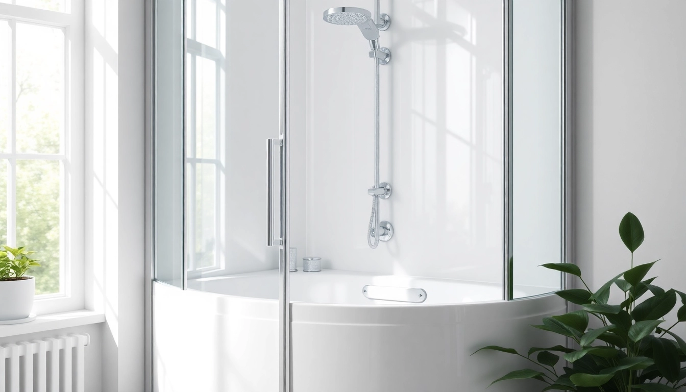 Erleben Sie die Schönheit der duschkabine 80x80 mit eleganten Details und klarem Design.