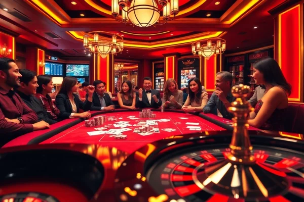 Experience intense poker action at https://99okwin.live featuring vibrant casino elements and enthusiastic gameplay.