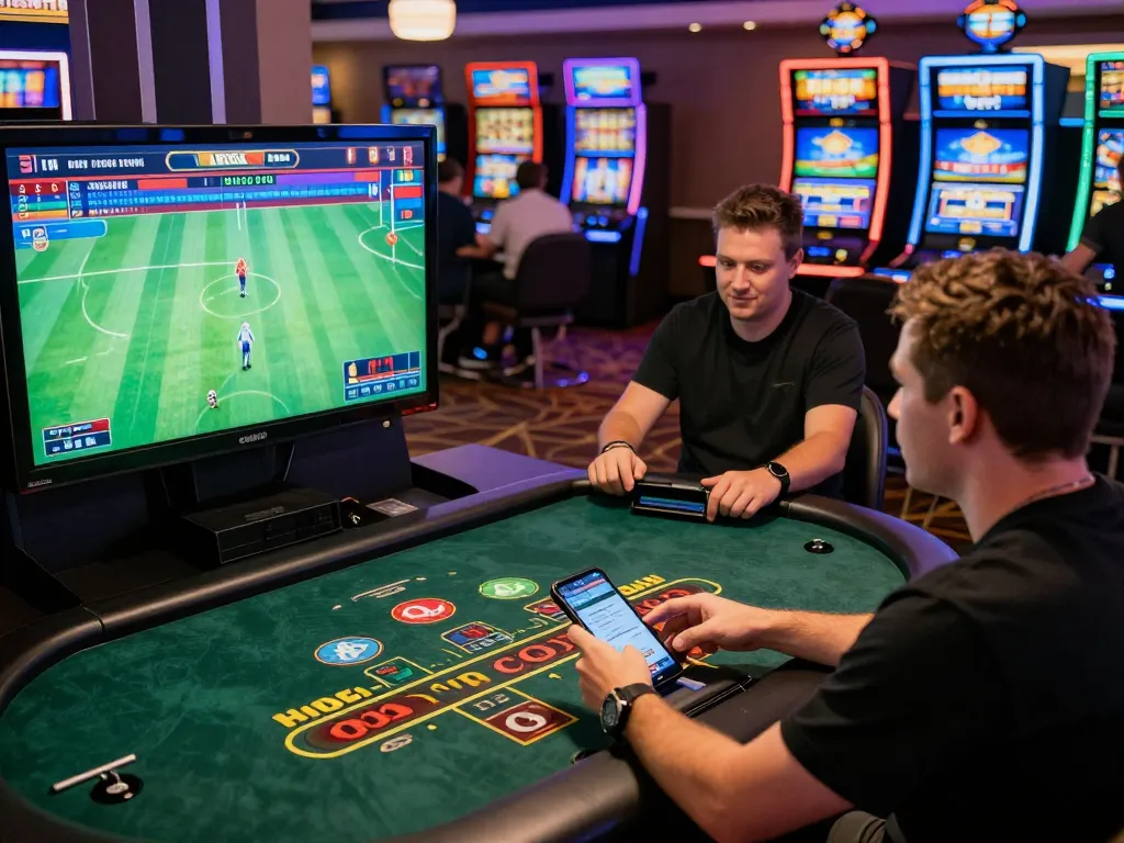 Engaging online casino scene showcasing players at https://oke179.xyz/ participating in live baccarat and dynamic 3D games.