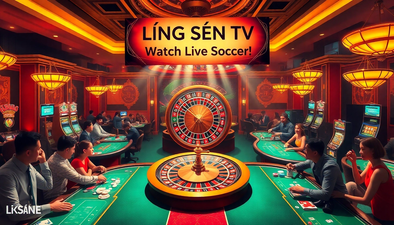 Lương Sơn TV offers an immersive experience in live soccer streaming and gambling action.