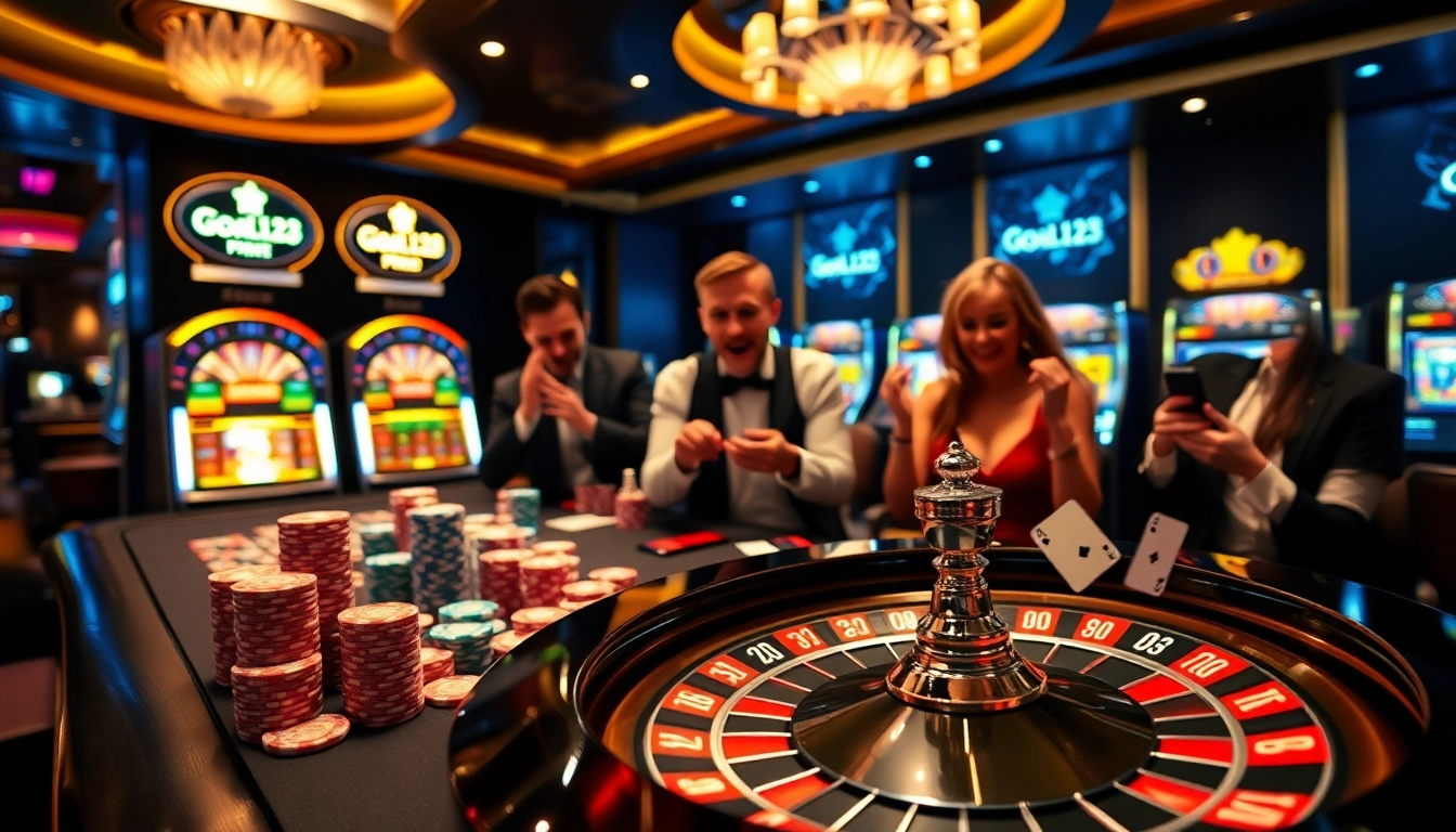 Experience the thrill of winning at Goal123 with vibrant casino games and a luxurious atmosphere.