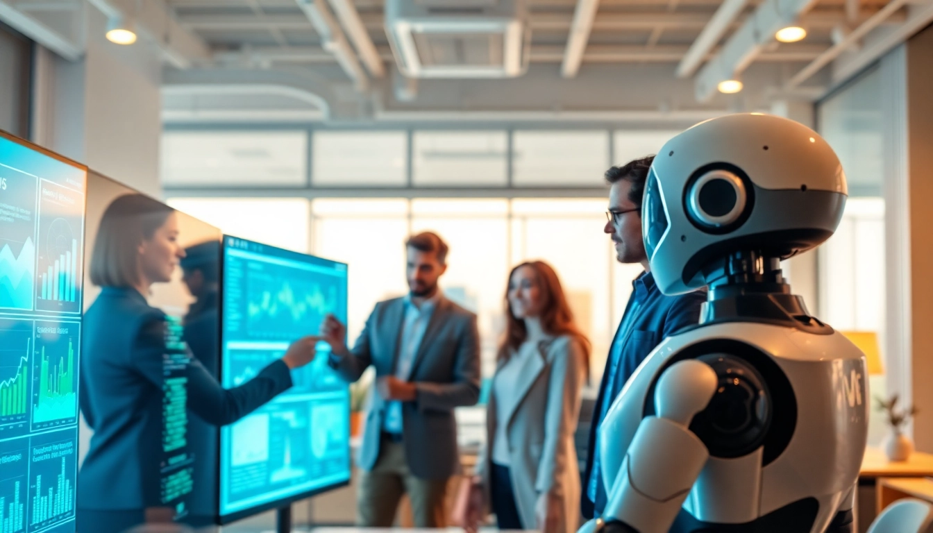 Enhance your understanding of AI claims processing with a modern team collaborating on innovative solutions.