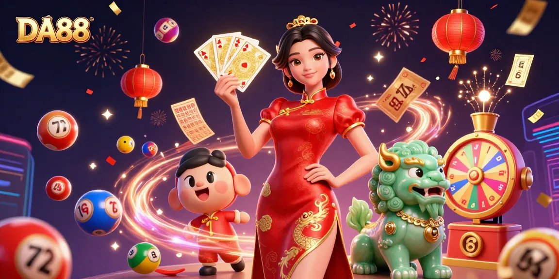 Win big at DA88 with colorful lottery balls and a festive atmosphere!