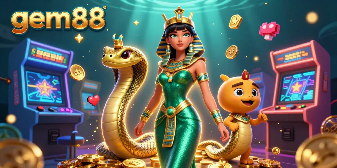Experience thrilling gambling action at gem88 with exotic characters and vibrant casino elements