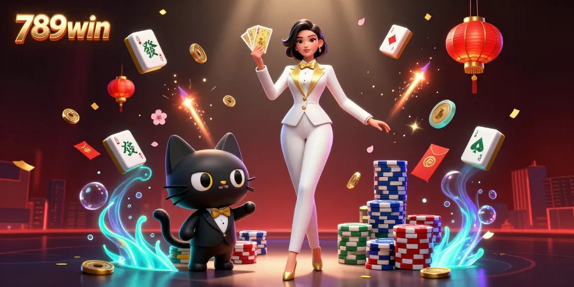 Engage in thrilling games at 789win with a glamorous dealer and dynamic gaming elements.