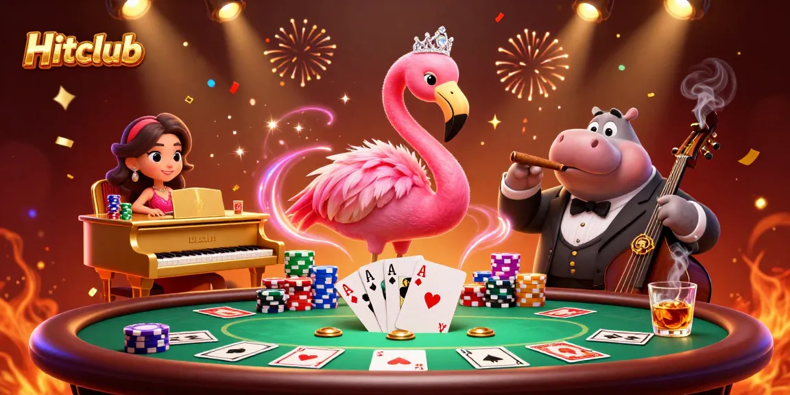 Experience thrilling action at Hitclub with a vibrant casino scene featuring charismatic characters and dynamic game elements.