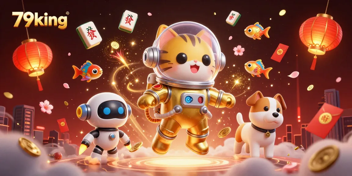 Join the excitement at 79king with dynamic gaming elements and vibrant characters in a virtual casino atmosphere.