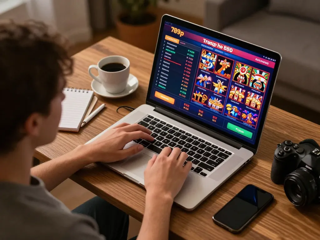 Engaging gameplay at the trang chủ 789p online casino showcasing vibrant game options