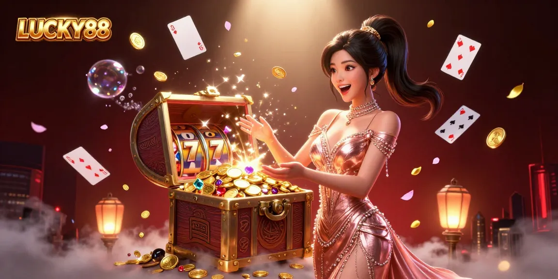Launch into excitement with LUCKY88's thrilling slot reels and treasure-filled adventures!