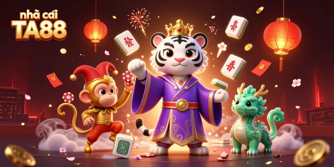Experience the excitement of nhà cái TA88 with vibrant characters and dynamic gambling elements.