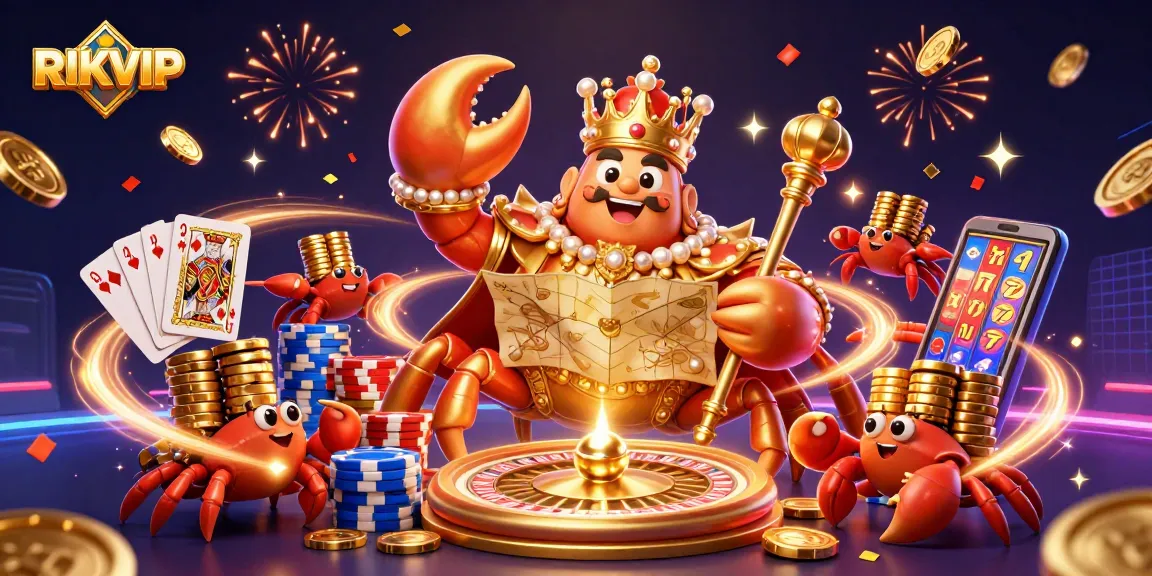 Engage in thrilling games at RIKVIP with colorful visuals, treasures, and festive celebrations.