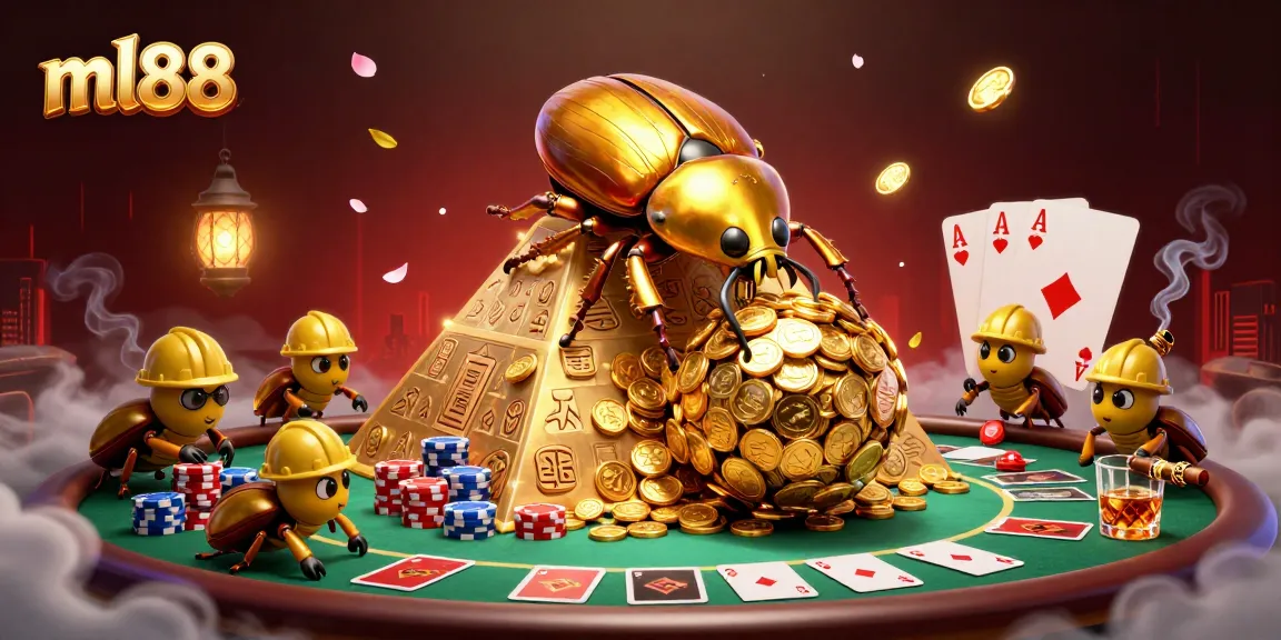 Join the ml88 gaming adventure with golden coins and poker excitement!