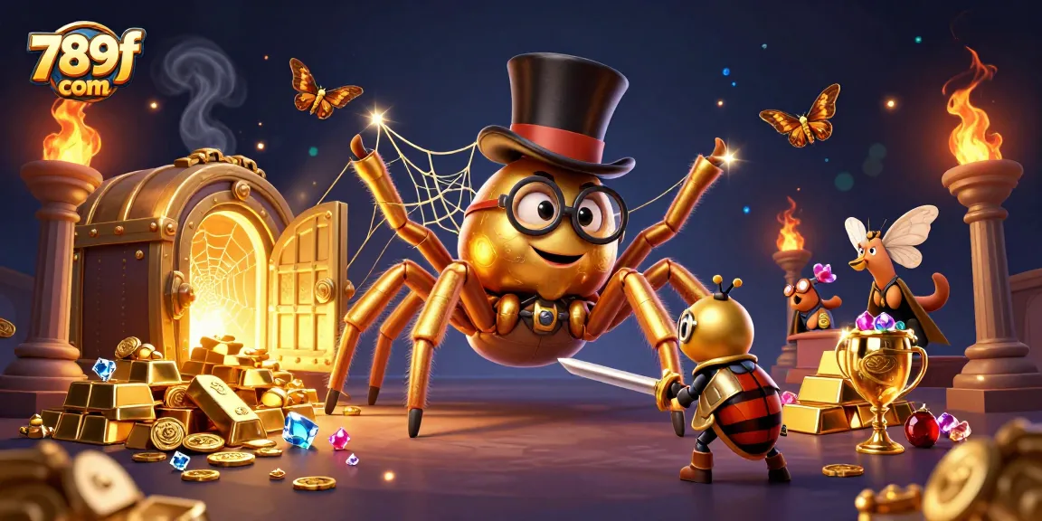 Experience thrilling gameplay at 789f com with exciting treasures and vibrant casino elements.