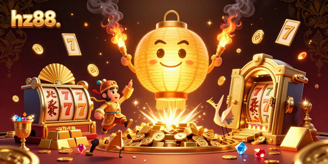 Engage with exciting gaming at hz88 featuring dynamic 3D animated spirits and golden treasures.
