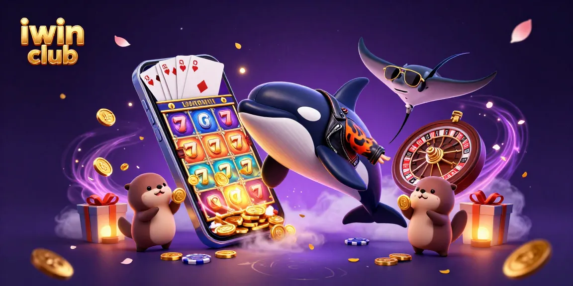 Experience excitement at iwin club with whimsical sea creatures engaging in thrilling slot gaming!